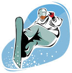 Snowboarding Man